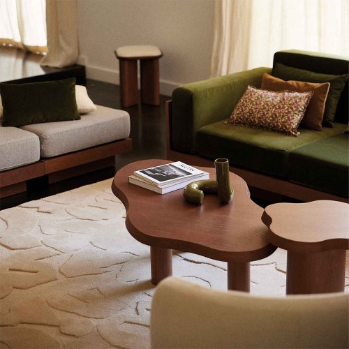 Mesa de centro Jeanne en acabado nogal