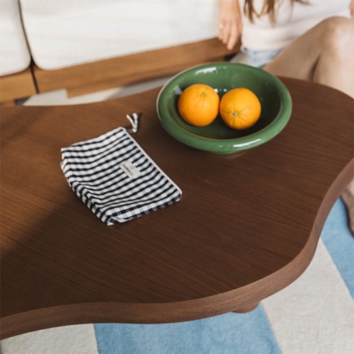 Jeanne coffee table in walnut finish