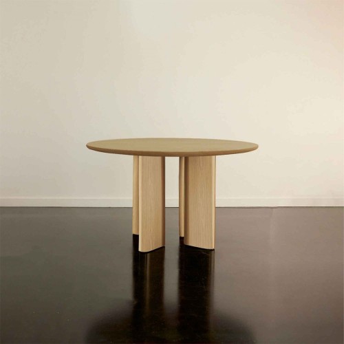 Joe round dining table - Natural ash