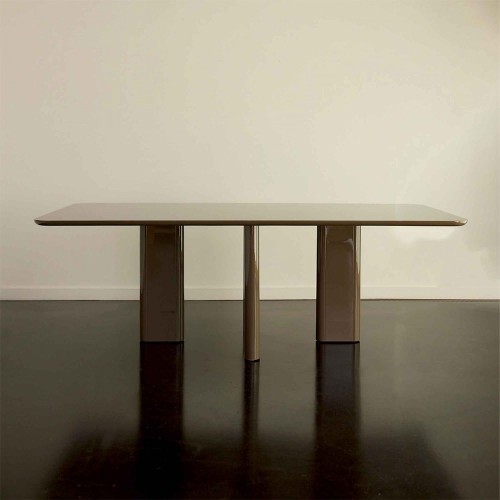Mesa de comedor rectangular Joe - Fresno lacado caqui