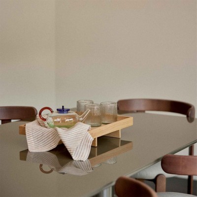 Tavolo da pranzo rettangolare Joe - Frassino laccato kaki 2