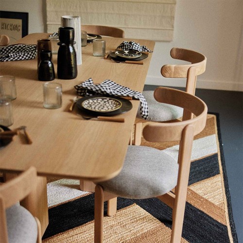 Mesa de comedor rectangular Joe - Fresno natural