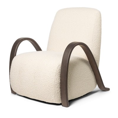 Chaise longue Buur - Bouclé nordique
