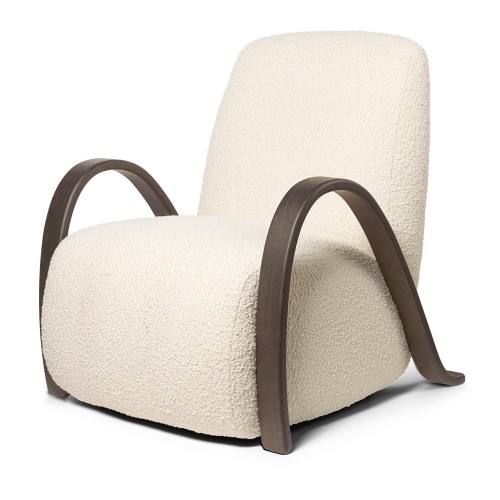 Chaise longue Buur - Bouclé nordique