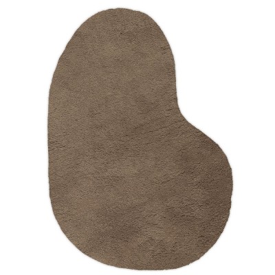 Tappeto Forma L in lana - Marrone cenere Ferm Living