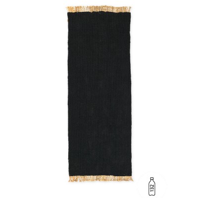 Block Runner mat - Black/Natural Ferm Living