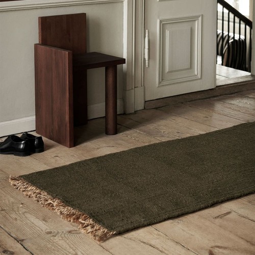 Tapis de passage Runner - Olive/Naturel
