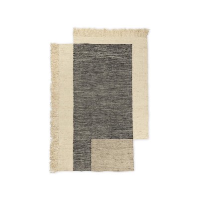Tapis Counter 140x200 cm - Charbon/Blanc cassé Ferm Living