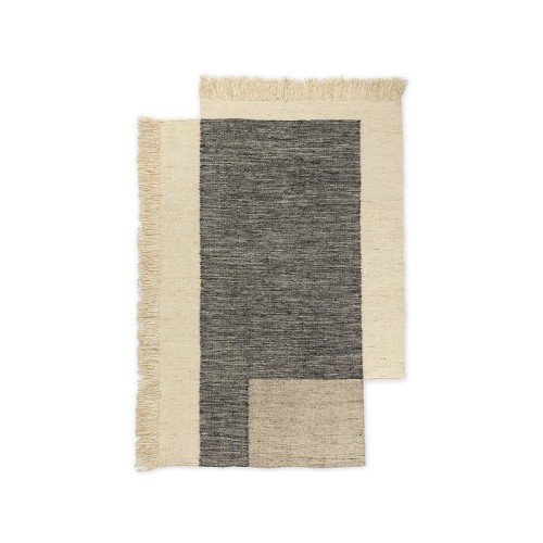 Carpet Counter 140x200 cm - Charcoal/Off-white