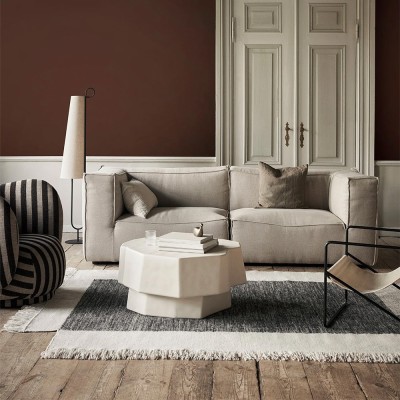 Tappeto da banco 140x200 cm - Carbone/Bianco sporco 2