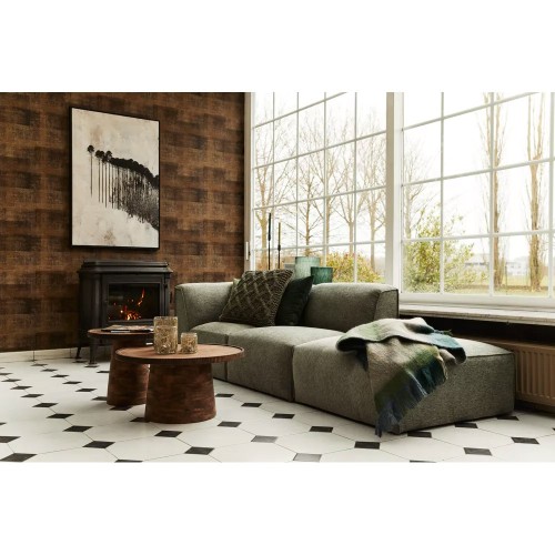 Ramona side table - DIA 65 x H 34 cm - walnut