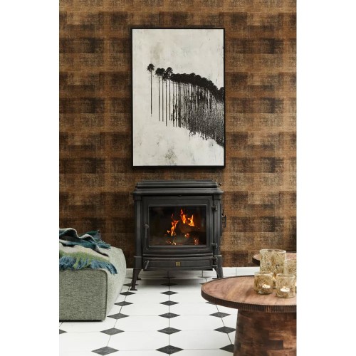 Ramona side table - DIA 65 x H 34 cm - walnut