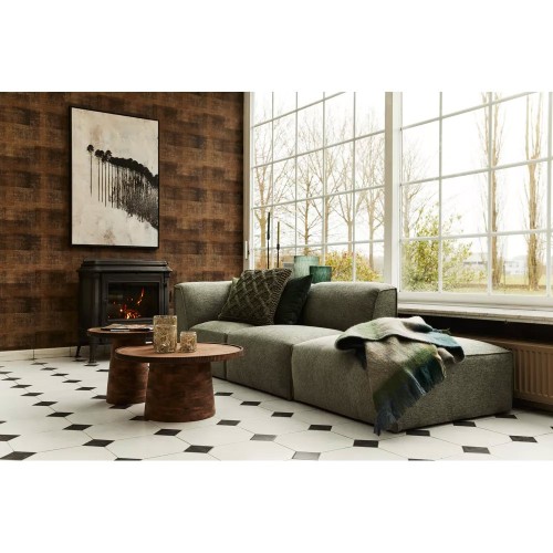 Ramona side table - DIA 46 x H 41.5 cm - walnut