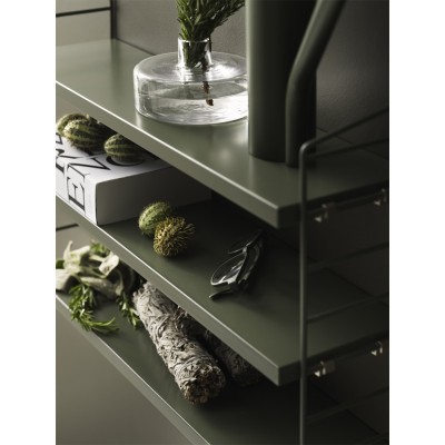 String Pocket shelf - sage 2