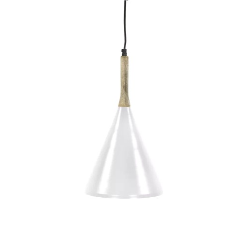 BRAMPTON DIA lámpara colgante 25 x H 42 cm - blanco