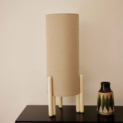 Lampe Colette D25xH55 - cremefarben lackiert Gabrielle Paris