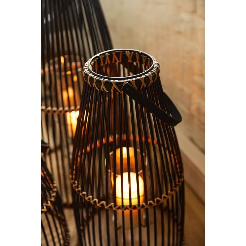 Set of 3 SKAGEN lanterns - black