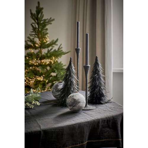 Bougeoir LURAY DIA 15 x H 42,5 cm - noir