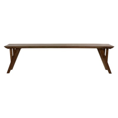 HOPPER bank L 180 x B 40 x H 45 cm - walnoot Pomax