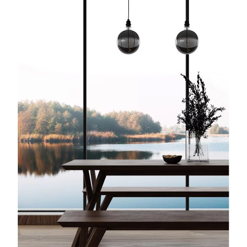 HOPPER bench L 180 x W 40 x H 45 cm - walnut