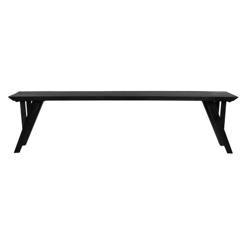 HOPPER bank L 180 x B 40 x H 45 cm - zwart