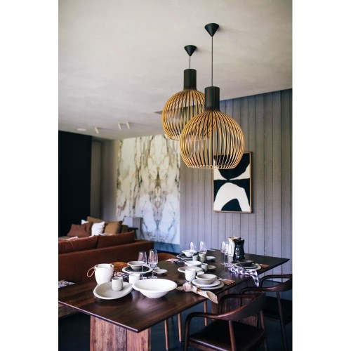 Canvas met WOOLY frame L 76 x B 6,5 x H 107 cm - zwart/wit