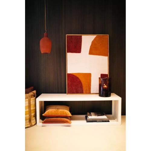 Toile avec cadre WOOLY - rouille