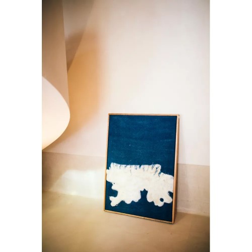 Lienzo con bastidor WOOLY - azul