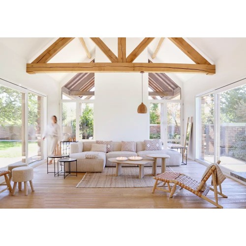 Tavolino MONTREAL L 120 x L 70 x H 40 cm - naturale