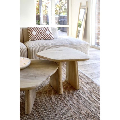 Couchtisch MONTREAL L 60 x W 60 x H 50 cm - Natur