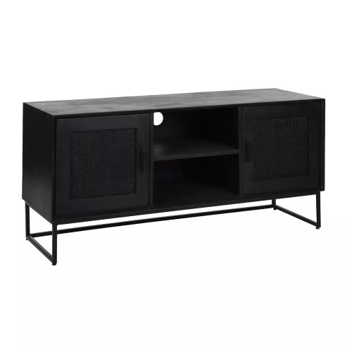 Armoire ANGELA L 120 x W 40 x H 57 cm - noir