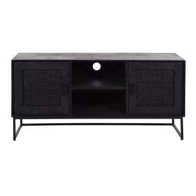 Armoire ANGELA L 120 x W 40 x H 57 cm - noir 2