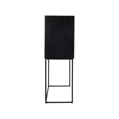 Kleiderschrank ANGELA L 80 x W 40 x H 125 cm - schwarz