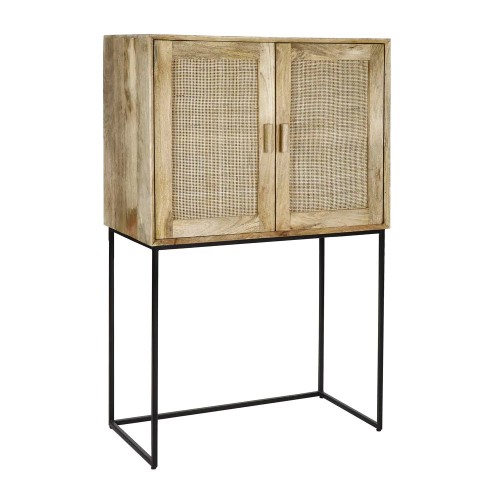 Kledingkast ANGELA L 80 x B 40 x H 125 cm - naturel