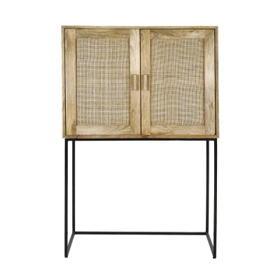 Armoire ANGELA L 80 x W 40 x H 125 cm - naturel 2