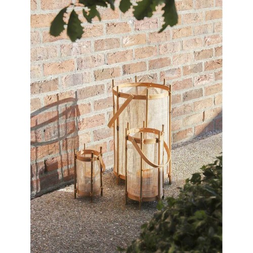 Set of 3 KASAI lanterns - natural