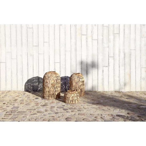 Set van 3 NORDBY lantaarns - naturel