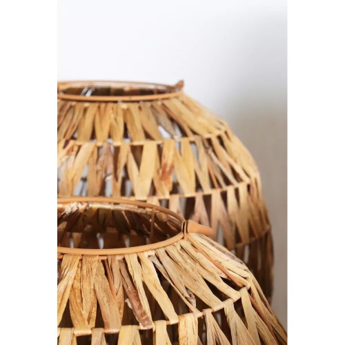 Set van 3 NORDBY lantaarns - naturel