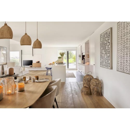 Set di 3 lanterne NORDBY - naturale