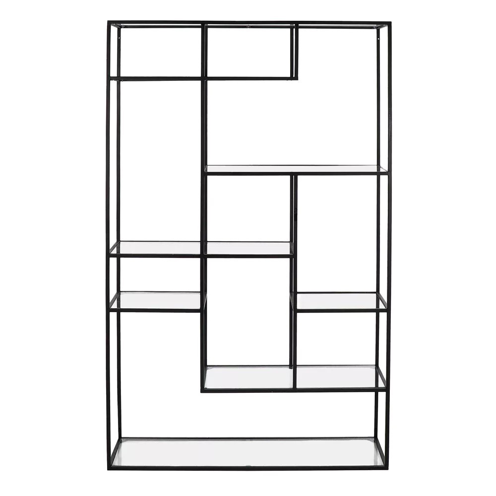 ESZENTIAL shelf L 100 x W 30 x H 165 cm - black