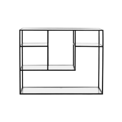 Scaffale ESZENTIAL L 100 x L 30 x H 80 cm - nero Pomax