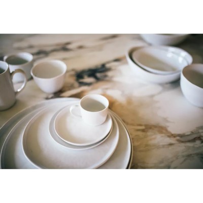 Tazza e piattino PORCELINO BIANCO DIA 11,5 x H 7,2 cm 2