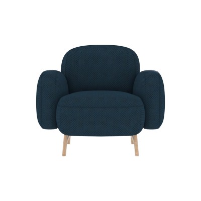 Fauteuil Auguste - bleu cobalt 2