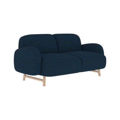 Auguste 2-Sitzer-Sofa - kobaltblau Hartô
