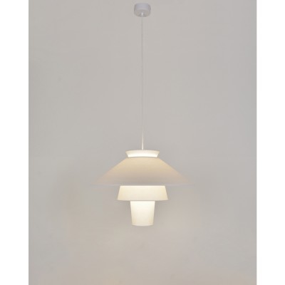 Lámpara colgante Ruche L - Blanco Market Set