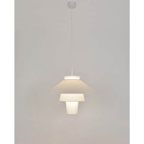 Hanging lamp Ruche L - White