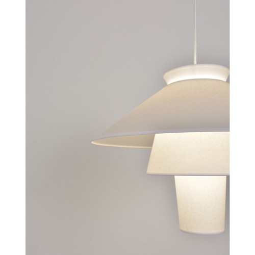 Lampada a sospensione Ruche L - Bianco