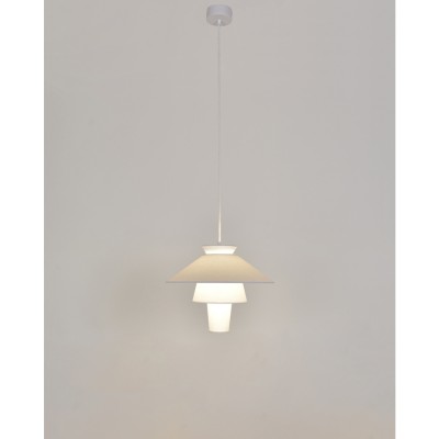 Lampada a sospensione Ruche S - Bianco Market Set