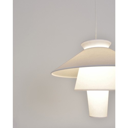 Lampada a sospensione Ruche S - Bianco