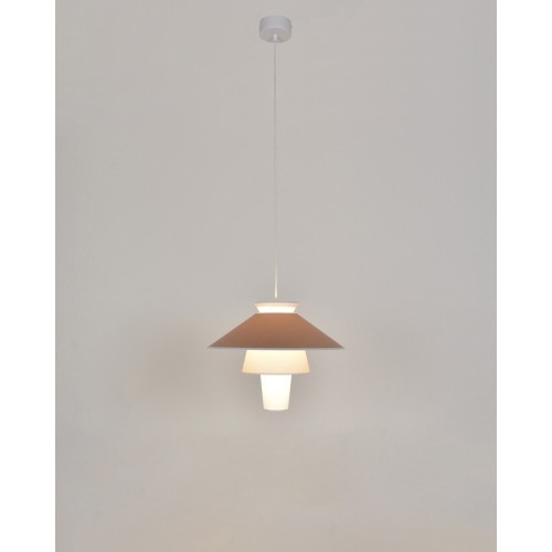 Hanging lamp Ruche S - Marshmallow